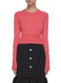 Main View - Click To Enlarge - PRADA - Cashmere blend cropped sweater