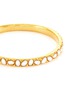 Detail View - Click To Enlarge - KENNETH JAY LANE - Pearl cabochon thin bangle