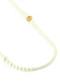Detail View - Click To Enlarge - KENNETH JAY LANE - Pearl crystal centre S hook necklace