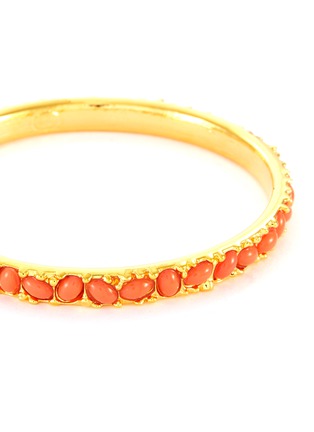 Detail View - Click To Enlarge - KENNETH JAY LANE - Thin coral bangle