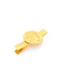 Detail View - Click To Enlarge - KENNETH JAY LANE - Satin gold coin centred hair clip