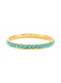 Main View - Click To Enlarge - KENNETH JAY LANE - Turquoise cabochon slim bracelet