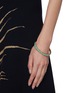Figure View - Click To Enlarge - KENNETH JAY LANE - Turquoise cabochon slim bracelet