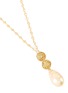 Detail View - Click To Enlarge - KENNETH JAY LANE - Jonquil crystal baroque pearl necklace
