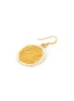 Detail View - Click To Enlarge - KENNETH JAY LANE - Satin gold coin drop earrings