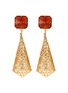 Main View - Click To Enlarge - KENNETH JAY LANE - Madeira topaz filigree drop earrings
