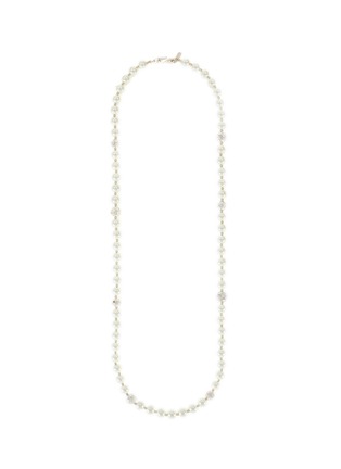 Main View - Click To Enlarge - KENNETH JAY LANE - Pearl crystal fireball necklace
