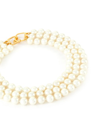Detail View - Click To Enlarge - KENNETH JAY LANE - Pearl shell necklace