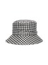 Main View - Click To Enlarge - ERIC JAVITS - Bucket Rain' houndstooth print water repellent nylon hat