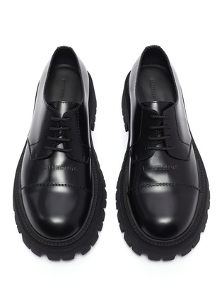 Detail View - Click To Enlarge - BALENCIAGA - 'Tractor' derby shoes