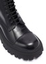 Detail View - Click To Enlarge - BALENCIAGA - 'Strike' leather military boots