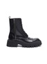 Main View - Click To Enlarge - BALENCIAGA - 'Strike' leather military boots