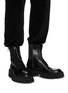 Figure View - Click To Enlarge - BALENCIAGA - 'Strike' leather military boots