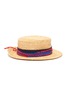Figure View - Click To Enlarge - TIA CIBANI KIDS - 'Elek' ric rac kids straw boater hat