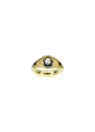 Detail View - Click To Enlarge - LANE CRAWFORD VINTAGE JEWELLERY - Vintage diamond 18k gold ring