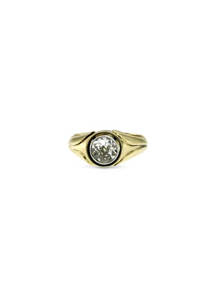 Main View - Click To Enlarge - LANE CRAWFORD VINTAGE JEWELLERY - Vintage diamond 18k gold ring