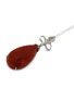 Detail View - Click To Enlarge - LANE CRAWFORD VINTAGE JEWELLERY - Diamond Sardinian coral 18k white gold pendant necklace