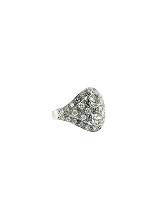 Detail View - Click To Enlarge - LANE CRAWFORD VINTAGE JEWELLERY - Art Deco Style diamond ring