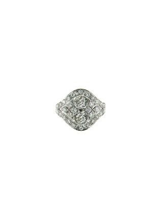 Main View - Click To Enlarge - LANE CRAWFORD VINTAGE JEWELLERY - Art Deco Style diamond ring