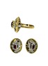 Detail View - Click To Enlarge - LANE CRAWFORD VINTAGE JEWELLERY - Diamond ruby 18K gold parure set