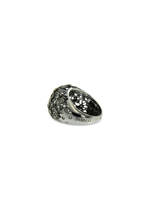 Detail View - Click To Enlarge - LANE CRAWFORD VINTAGE JEWELLERY - Damiani diamond 18K black gold ring