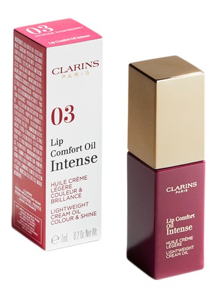 Front View - Click To Enlarge - CLARINS - Lip Comfort Oil Intense – 03 Intense Raspberry