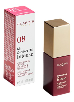 Front View - Click To Enlarge - CLARINS - Lip Comfort Oil Intense – 08 Intense Burgundy