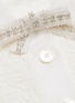  - MIU MIU - Floral lace ribbon embellished crop jacket