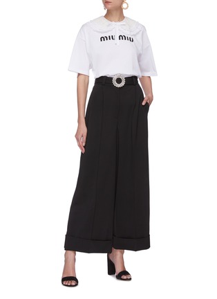 Figure View - Click To Enlarge - MIU MIU - Relaxed suiting pants