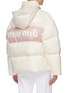 Detail View - Click To Enlarge - MIU MIU - Quilted logo back puff jacket