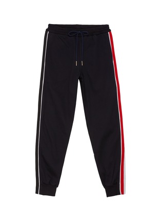 Main View - Click To Enlarge - THOM BROWNE  - Tricolour stripe outseam sweatpants