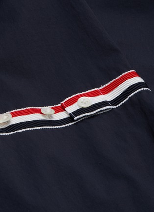  - THOM BROWNE  - Four-bar stripe armband nylon shell jacket