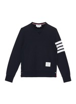 【送料&関税込】Thom Browne Blue Crewneck Rbw Sweatshirt Thom Browne Stripe Sleeve Sweatshirt | Nordstrom