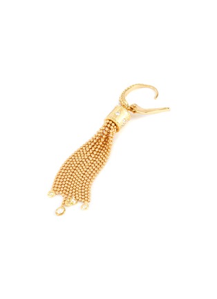 Detail View - Click To Enlarge - ROBERTO COIN - Princess diamond 18k gold tassel earrings