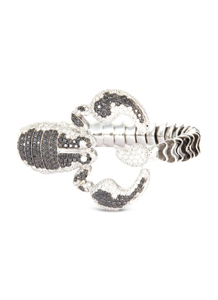 Main View - Click To Enlarge - ROBERTO COIN - Animalier diamond 18k white gold scorpion bracelet
