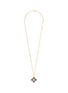 Main View - Click To Enlarge - ROBERTO COIN - Princess Flower diamond jade 18k rose gold pendant necklace