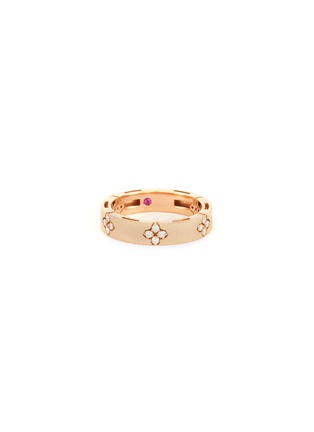 Main View - Click To Enlarge - ROBERTO COIN - Love in Verona diamond 18k rose gold ring