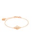 Main View - Click To Enlarge - ROBERTO COIN - Princess Flower diamond 18k rose gold bracelet