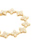 Detail View - Click To Enlarge - ROBERTO COIN - Princess Flower diamond 18k gold bracelet