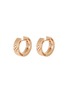 Main View - Click To Enlarge - ROBERTO COIN - Love in Verona diamond 18k rose gold earrings