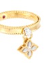 Detail View - Click To Enlarge - ROBERTO COIN - Princess Flower diamond 18k gold ring