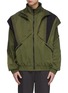 Main View - Click To Enlarge - FENG CHEN WANG - Double layer contrast panel jacket