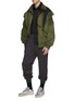 Figure View - Click To Enlarge - FENG CHEN WANG - Double layer contrast panel jacket