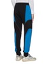 Back View - Click To Enlarge - FENG CHEN WANG - 'Pepsi' contrast panel jogging pants