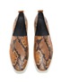 Detail View - Click To Enlarge - VINCE - 'Saxon-2' snake embossed leather slip-on loafers