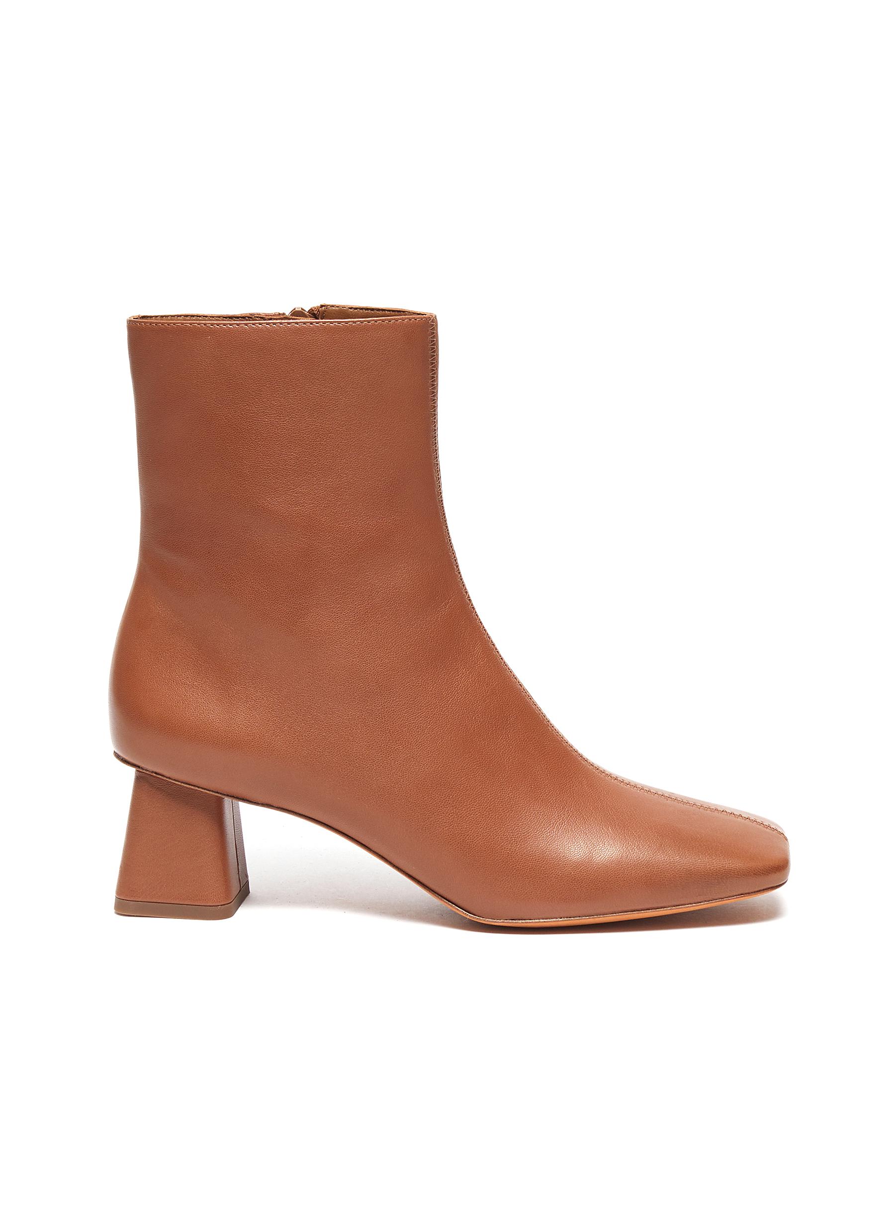 vince leather booties