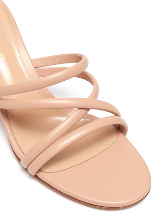 Detail View - Click To Enlarge - GIANVITO ROSSI - Strappy heeled leather sandals
