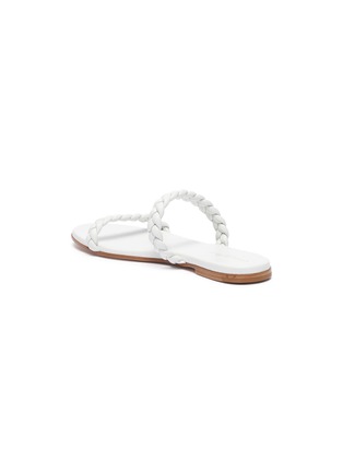  - GIANVITO ROSSI - Woven leather flat sandals