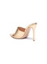  - GIANVITO ROSSI - Point toe heeled leather mule sandals