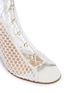Detail View - Click To Enlarge - GIANVITO ROSSI - 'Helena' open toe lace up mesh boots